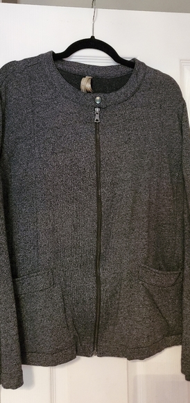 Zip Up Cardigan with Pockets - Picture 1 of 2